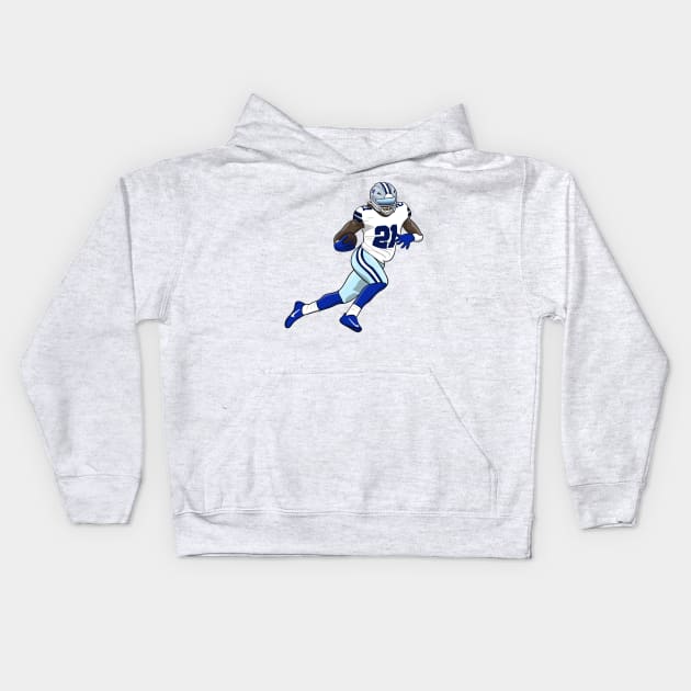 zeke the fast Kids Hoodie by rsclvisual